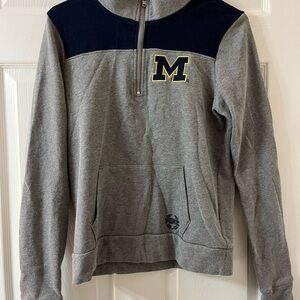 Michigan Wolverines Quarter-Zip Sweatshirt